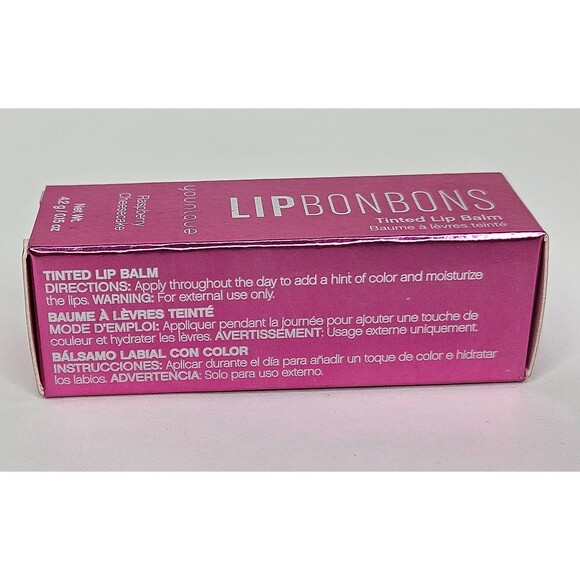 Younique Lip Bon Bons Tinted Lip Balm Raspberry Cheesecake .15oz New in Box - Picture 4 of 4